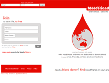 Tablet Screenshot of bloodfriend.com